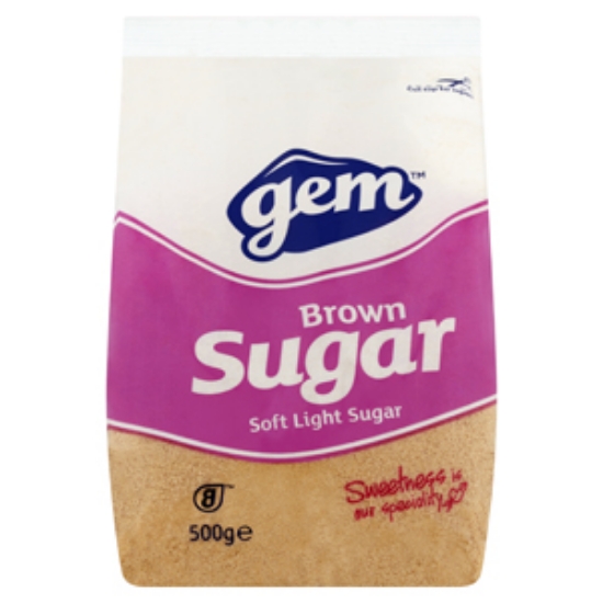 Picture of Gem Soft Light Brown Sugar 500g x10